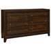 Welsley 5 - piece Queen Bedroom Set Walnut - Walo Furniture