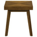 Westerly Square Wood Side End Table Walnut Brown - Walo Furniture