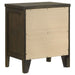 Wilkes 2 - drawer Nightstand Bedside Table Dark Cocoa - Walo Furniture