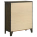 Wilkes 4 - drawer Chest of Drawers Dark Cocoa - Walo Furniture