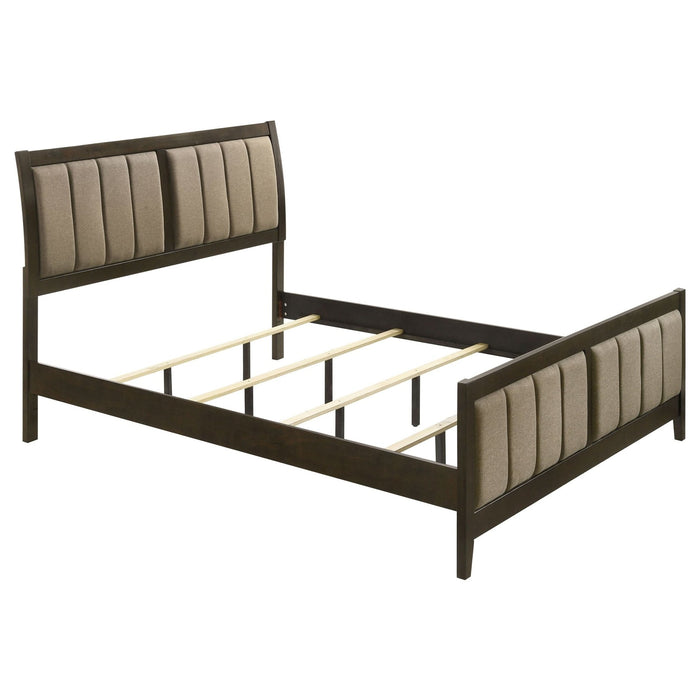 Wilkes 4 - piece California King Bedroom Set Dark Cocoa - Walo Furniture