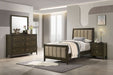 Wilkes 4 - piece Twin Bedroom Set Dark Cocoa - Walo Furniture