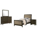 Wilkes 4 - piece Twin Bedroom Set Dark Cocoa - Walo Furniture