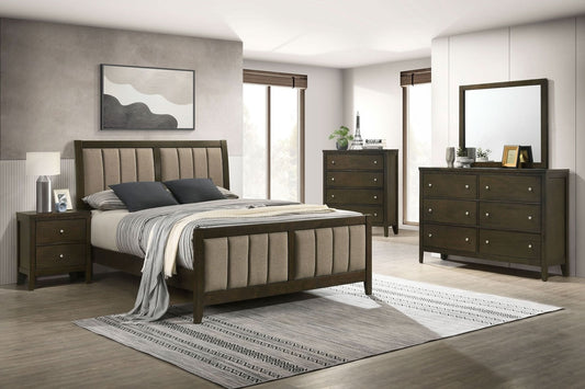 Wilkes 5 - piece Full Bedroom Set Dark Cocoa - Walo Furniture