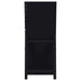 Windrose 28 x 67 Inch Tempered LED Standing Mirror Black - Walo Furniture