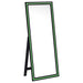 Windrose 28 x 67 Inch Tempered LED Standing Mirror Black - Walo Furniture