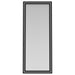 Windrose 28 x 67 Inch Tempered LED Standing Mirror Black - Walo Furniture