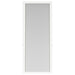 Windrose 28 x 67 Inch Tempered LED Standing Mirror White - Walo Furniture