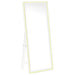 Windrose 28 x 67 Inch Tempered LED Standing Mirror White - Walo Furniture