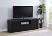 Winfield 60 - inch 2 - door TV Stand Media Console Black - Walo Furniture