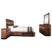 Winslow 4 - piece Eastern King Bedroom Set Smokey Walnut - Walo Furniture