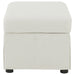 Winter Upholstered Hydraulic Lift Top Storage Ottoman Beige - Walo Furniture