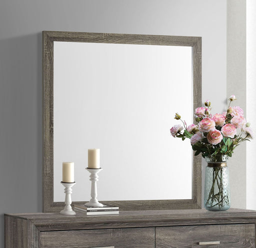 Wright Dresser Mirror Brown Oak - Walo Furniture