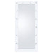 Zayan 32 x 71 Inch Floor Mirror LED Lighting White Gloss - Walo Furniture