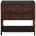 Zimmerlee 2 - drawer Side Table with Shelf Rust Brown - Walo Furniture