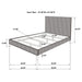 Zyla Wood Queen Panel Bed Kubu Grey - Walo Furniture